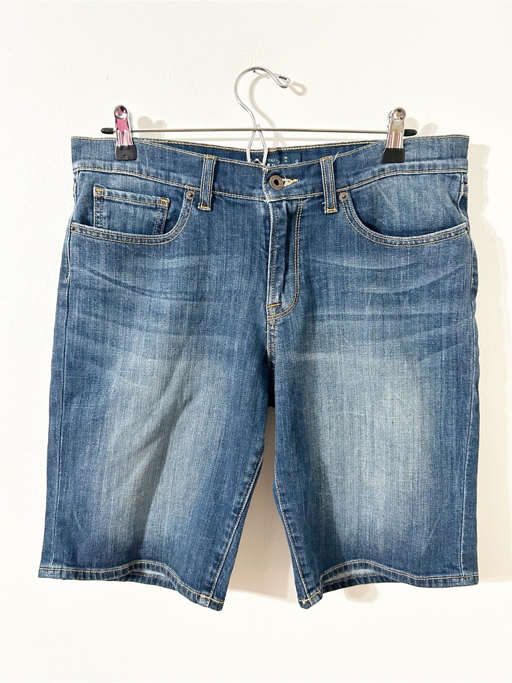 Lucky Brand The Bermuda Denim Jean Shorts Medium Wash Size 10/30